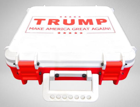 Custom "Trump" Hard Cases - 3D Printed Hard Case With Optional Gun Insert