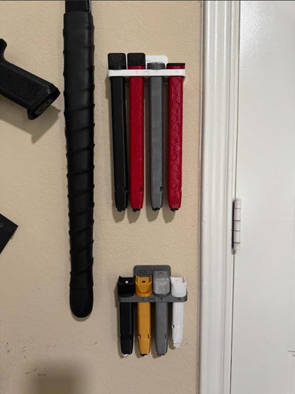 Glock magazine wall mount - Holds 4 9mm Mags