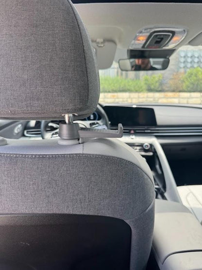 3D Printed Car Headrest Hook – Hang your groceries, purses, bags, etc.