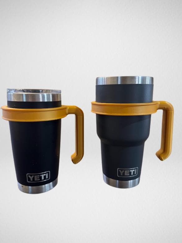 Slide-On Handle for YETI Rambler Tumblers – 3D Printed Grip for 20 & 30 oz Cups