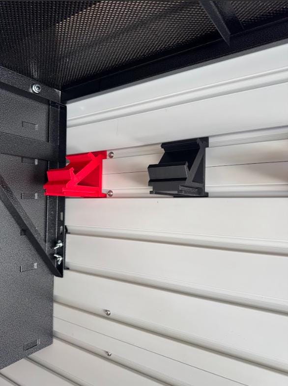 Gladiator GearTrack Power Tool and Battery Mount – Choose From Craftsman, DeWalt, Milwaukee & Makita