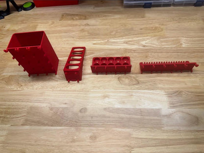 Custom Pegboard Attachments - Modular Set for Files, Bits, Pliers & More