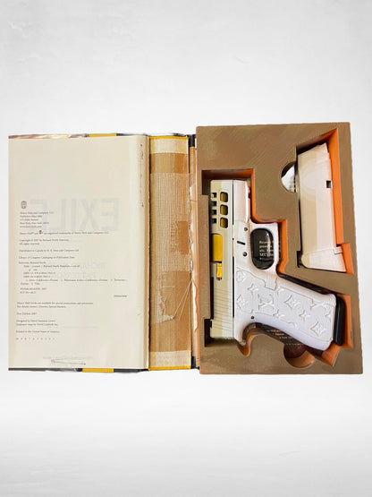 Custom Book Safe Insert – Pistol + Mag Hidden in Real Hardcover Book