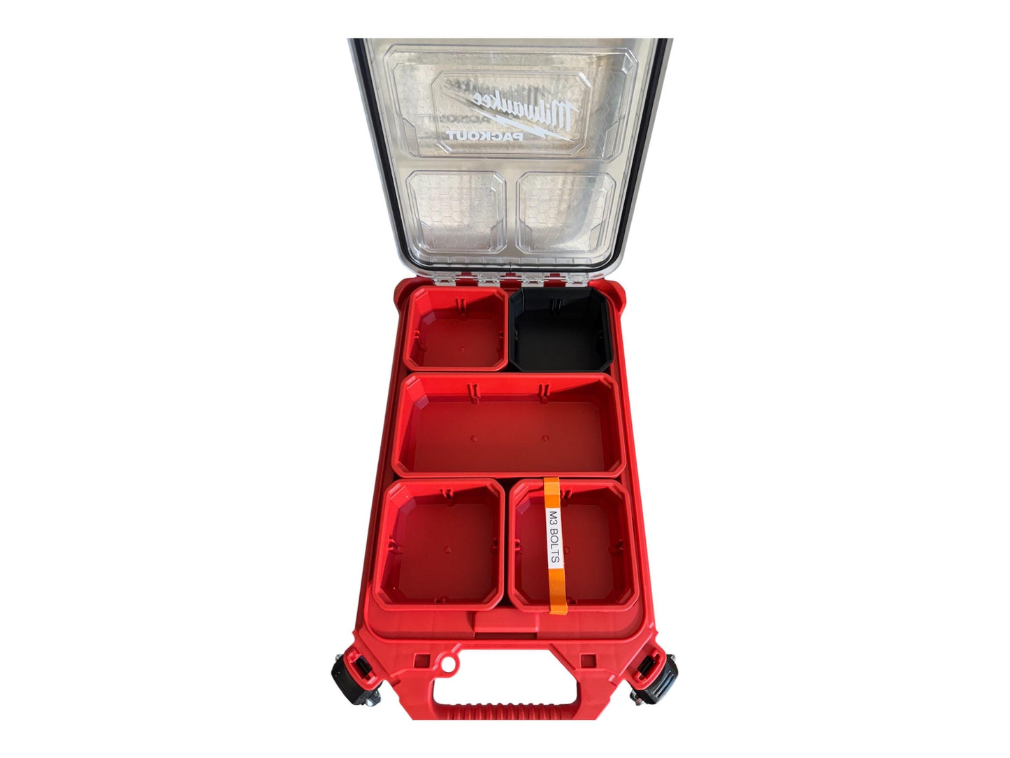 Magnetic Insert Bins for Milwaukee Packout Organizers – 4 Sizes Available (Single/Double Shallow & Deep)