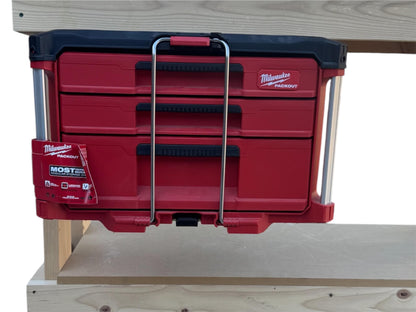 Under-Counter Milwaukee Packout Cleat Mount – Compatible with All Packout Boxes