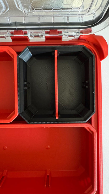 Magnetic Insert Bins for Milwaukee Packout Organizers – 4 Sizes Available (Single/Double Shallow & Deep)