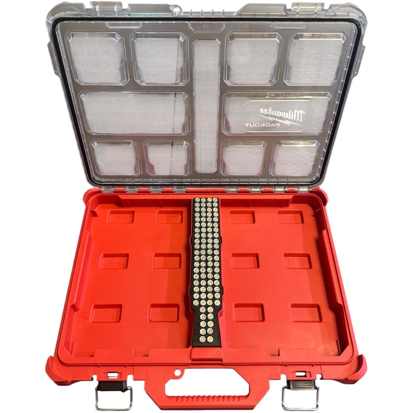 Milwaukee Packout Center Insert: Ammo/Suppressor Holder - Custom 3D Printed Organizer