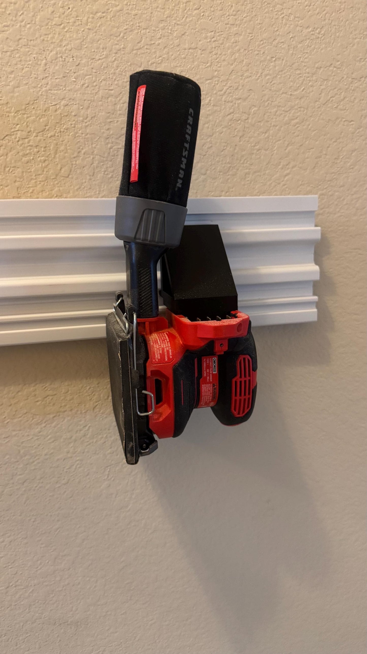 Craftsman VersaTrack Cordless Power Tool Mount – Battery Slot Option – Fits Craftsman V20 Tools