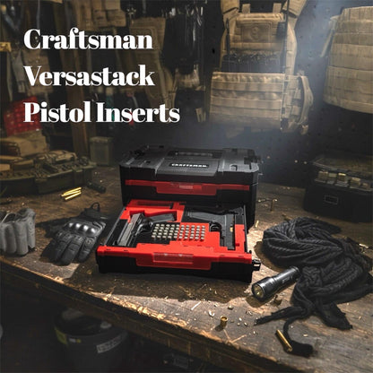Craftsman/DeWalt Gun Case - 3D Printed Gun Case Insert for Craftsman Versastack/DeWalt Tstak