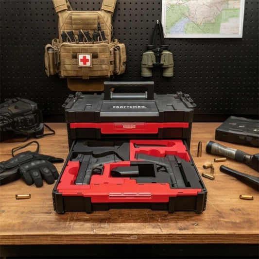Craftsman/DeWalt Gun Case - 3D Printed Gun Case Insert for Craftsman Versastack/DeWalt Tstak