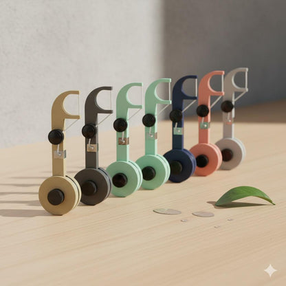 Reusable Floss Stick – Holds Full Roll of Floss | Eco-Friendly & Refillable Design