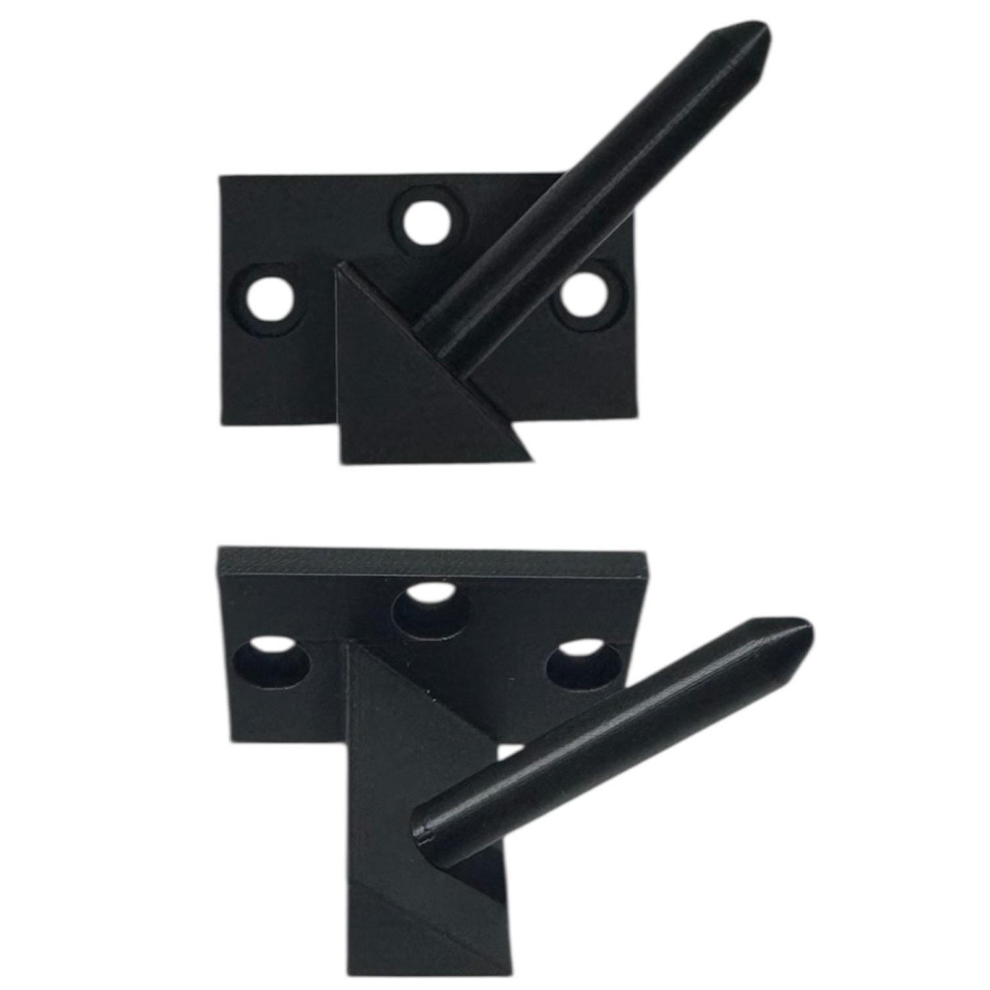 Universal Pistol Wall Mount | 3D Printed Base + Interchangeable Barrel Pins | Various Orientation Options