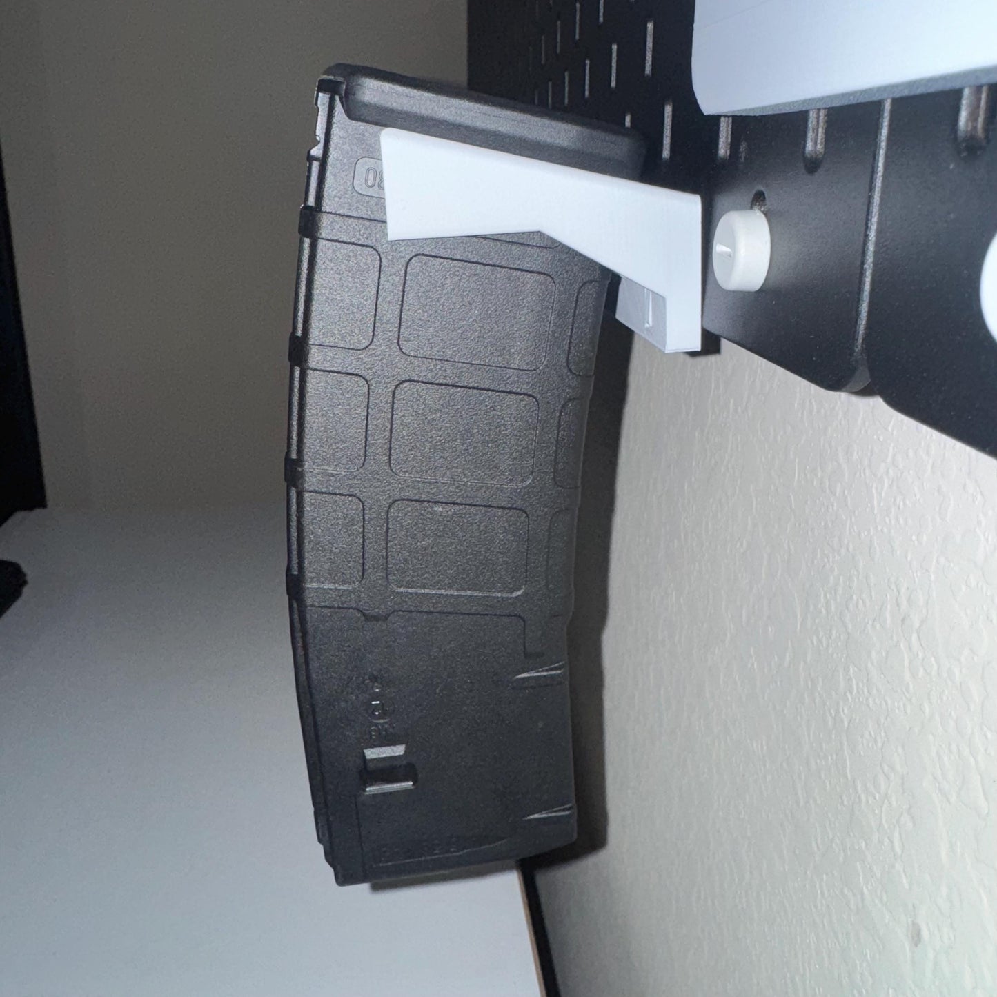 AR-15 Magazine Mount | IKEA SKADIS or Wall Mount | 3 or 5 Slot Options