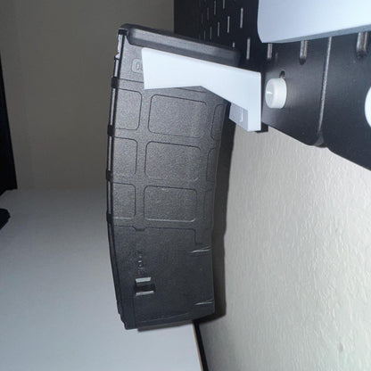 AR-15 Magazine Mount | IKEA SKADIS or Wall Mount | 3 or 5 Slot Options