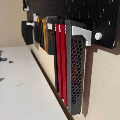 Glock Magazine Wall Mount | IKEA SKADIS or Wall Mount | 3 and 5 Mag Options