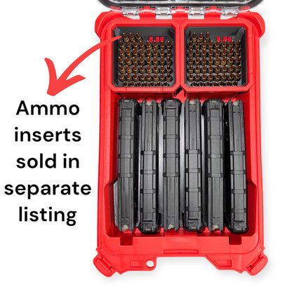AR-15 PMAG30 Magazine Storage Insert for Milwaukee Packout Organizer 48-22-8435 | 2 Size Options