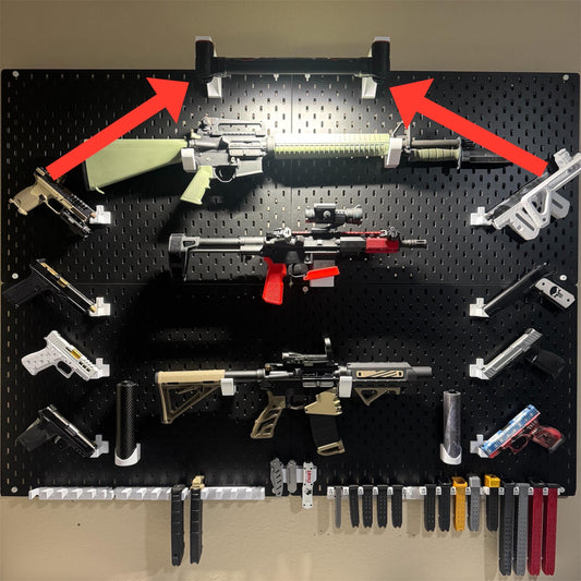 IKEA SKADIS Magnetic L-Bracket Light Holder | Heavy Duty Pegboard Mount