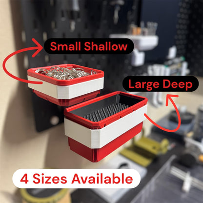 IKEA SKADIS Pegboard Mount for Milwaukee Packout Bins | 4 Size Options