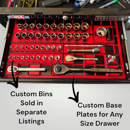 Custom 3D Printed Drawer Organizer Base: Modular Grid System