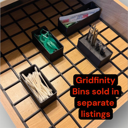 Custom 3D Printed Drawer Organizer Base: Modular Grid System