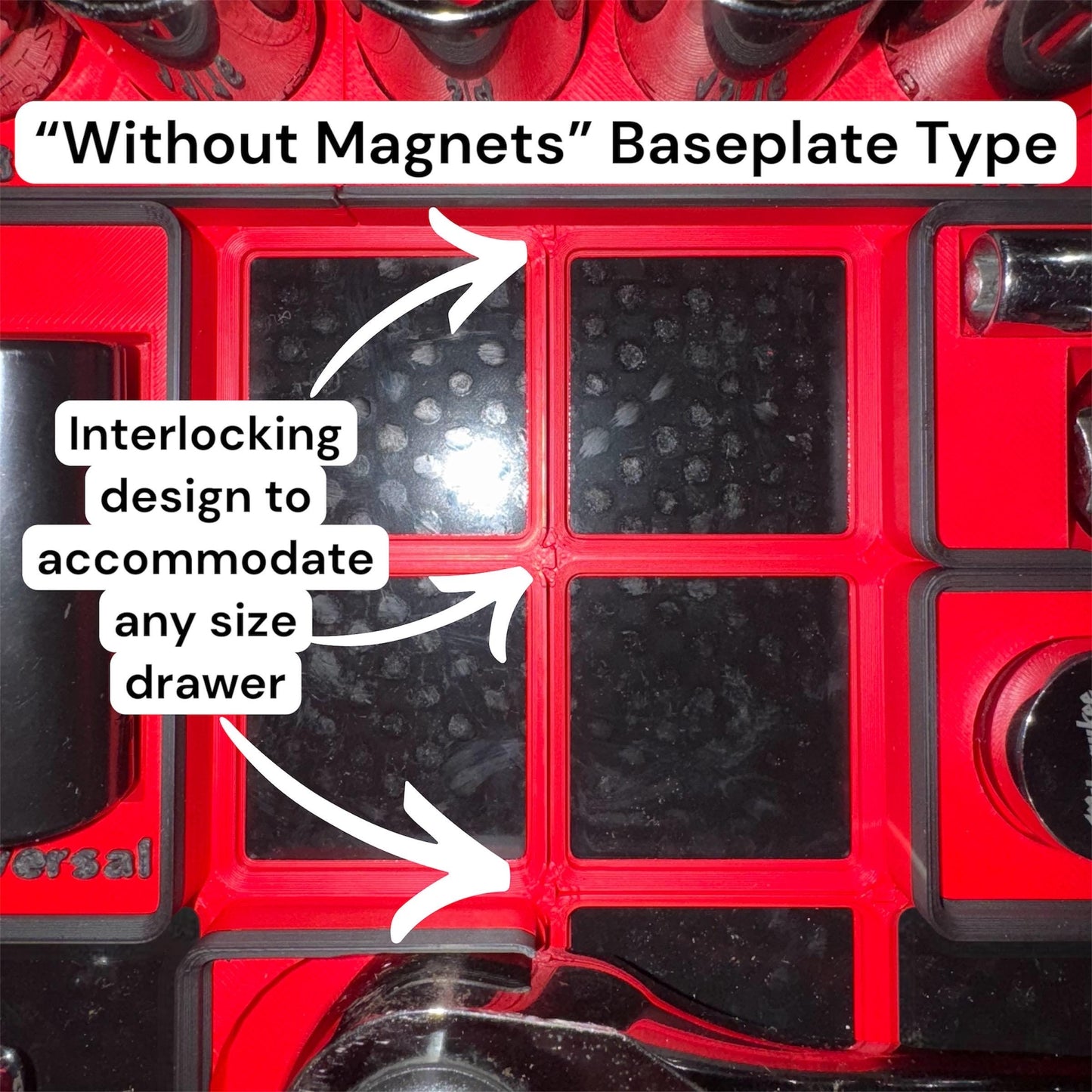 Custom 3D Printed Drawer Organizer Base: Modular Grid System