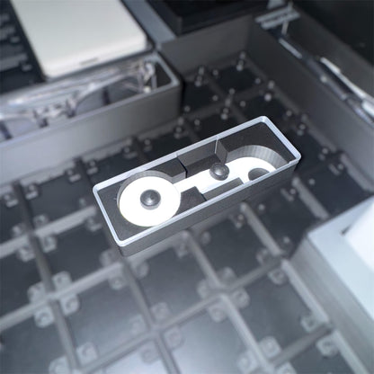 Gridfinity Organizer for Reusable Floss Stick | Custom Fit 1x3 Bin | Low Profile 3U Height