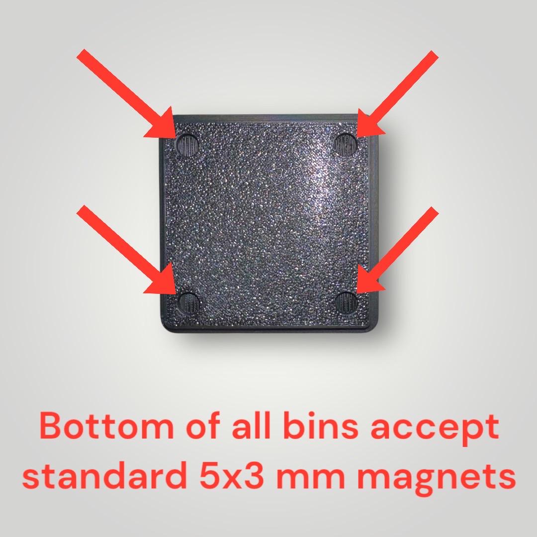 Modular Socket Organizer | 1/2” Drive SAE | Gridfinity Compatible | Custom Two-Tone Color