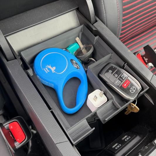 Toyota RAV4 Center Console Organizer (2019-2025) - 3D Printed PETG Hidden Storage