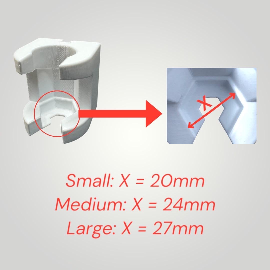 IKEA SKADIS Modular Wera Screwdriver Holder (1-Slot) | Seamless & Expandable Design | Small, Medium, Large Sizes