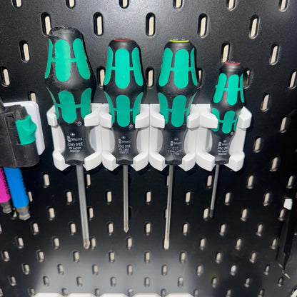 IKEA SKADIS Modular Wera Screwdriver Holder (1-Slot) | Seamless & Expandable Design | Small, Medium, Large Sizes