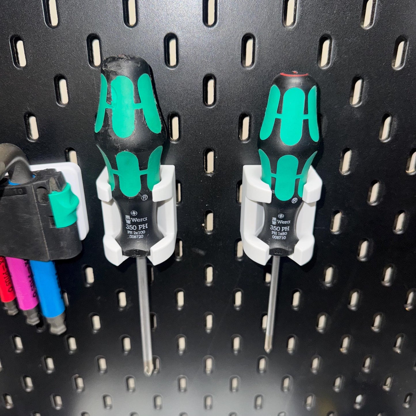 IKEA SKADIS Modular Wera Screwdriver Holder (1-Slot) | Seamless & Expandable Design | Small, Medium, Large Sizes