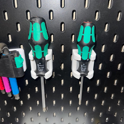 IKEA SKADIS Modular Wera Screwdriver Holder (1-Slot) | Seamless & Expandable Design | Small, Medium, Large Sizes