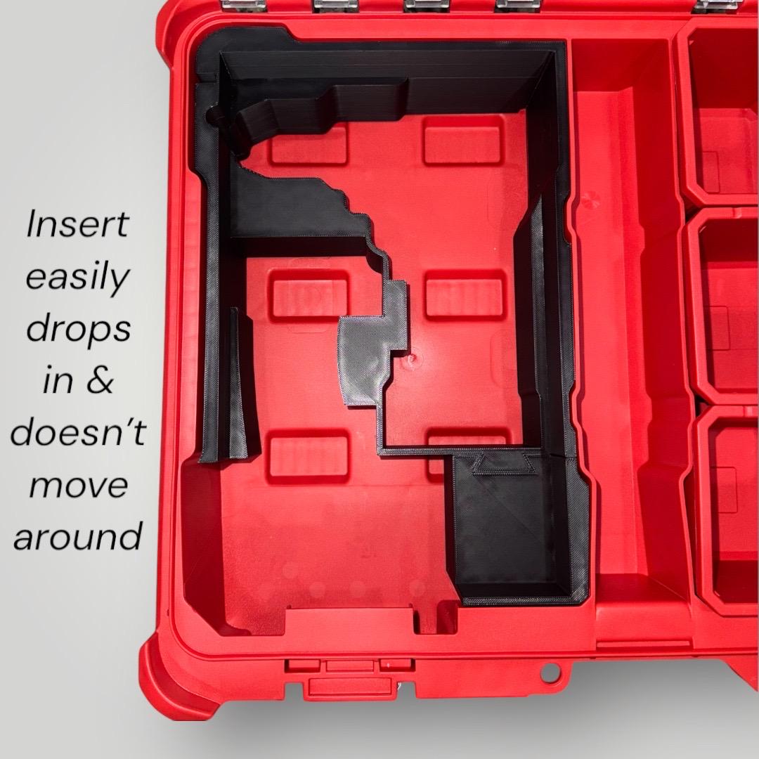 Milwaukee Packout Insert for M18 Hammer Drill & Impact driver I Fits Model # 48-22-8430