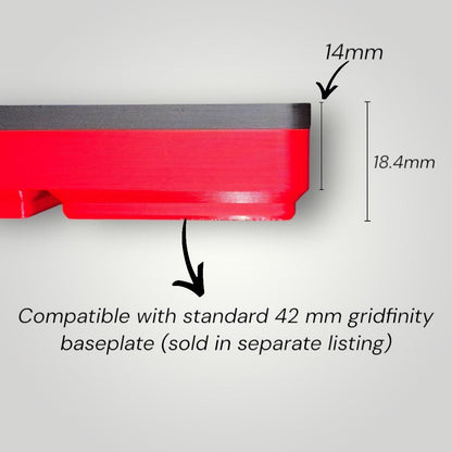 Modular Socket Organizer | 1/4” Drive SAE | Gridfinity Compatible | Custom Two-Tone Color