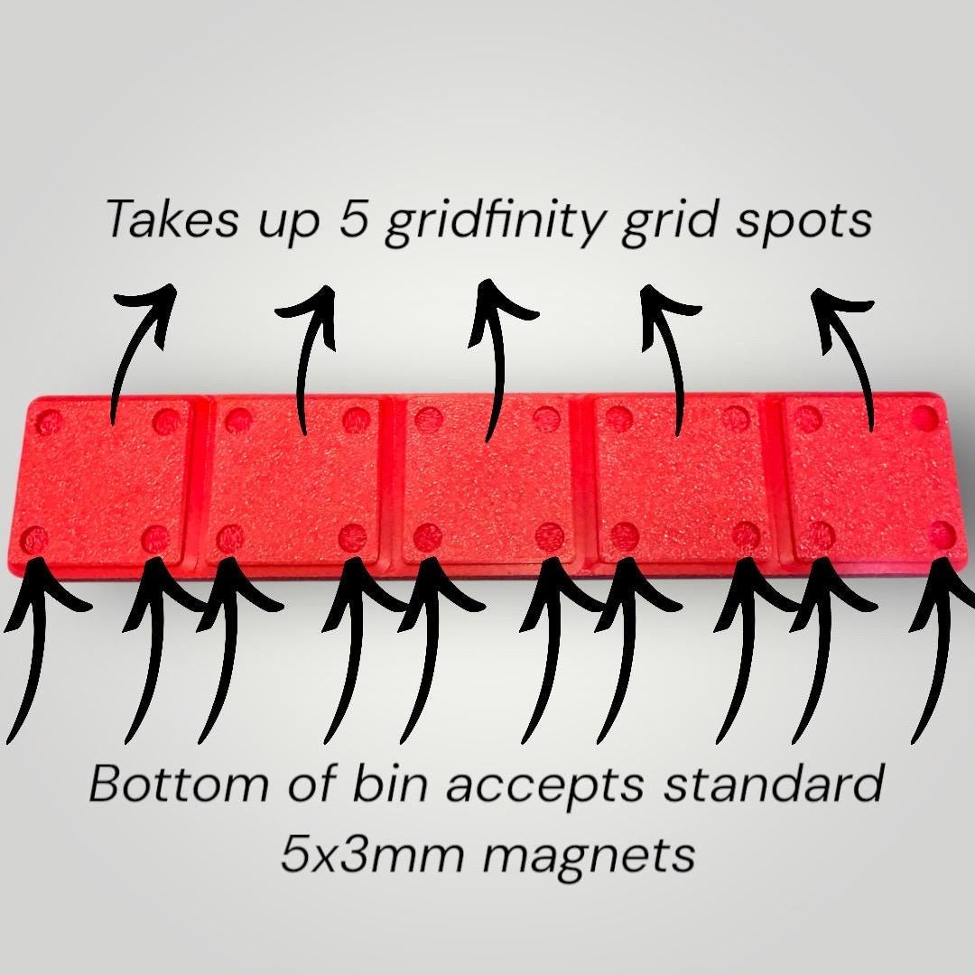 Modular Socket Organizer | 1/4” Drive Metric | Gridfinity Compatible | Custom Two-Tone Color