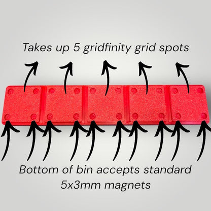 Modular Socket Organizer | 1/4” Drive Metric | Gridfinity Compatible | Custom Two-Tone Color