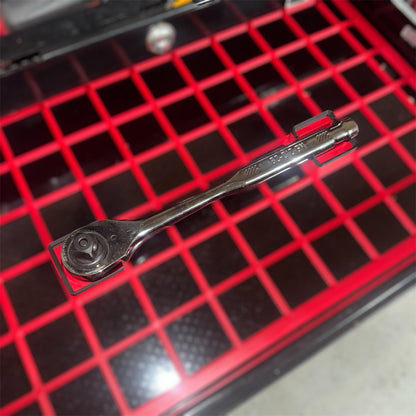 Modular Oranizer for 1/2” Drive Ratchet | Gridfinity Compatible Tool Drawer Insert | Two-tone Color