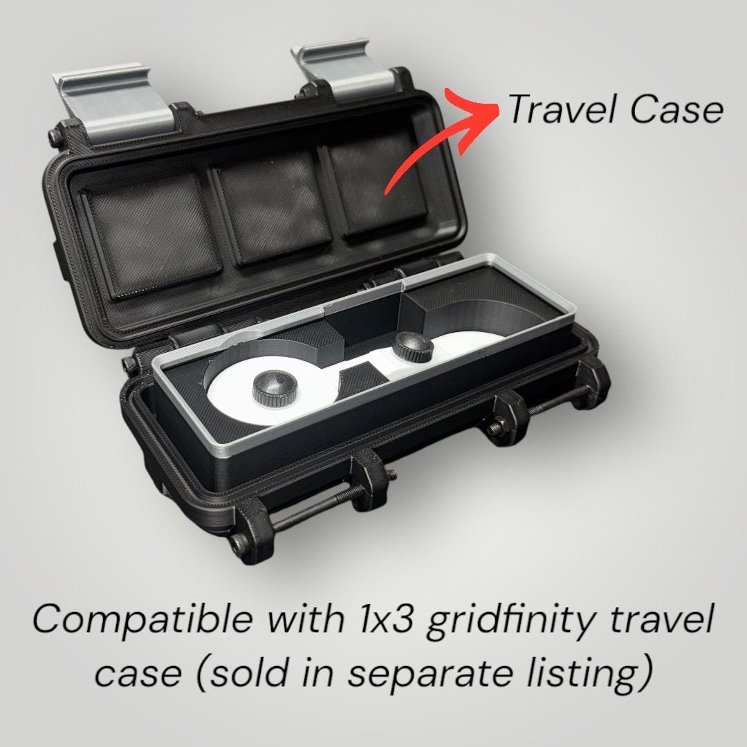 Gridfinity Organizer for Reusable Floss Stick | Custom Fit 1x3 Bin | Low Profile 3U Height