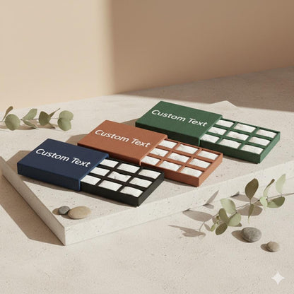 Slim Nicotine Pouch Wallet – 3D Printed Pouch Holder (Holds 9 Pouches) - Custom Text