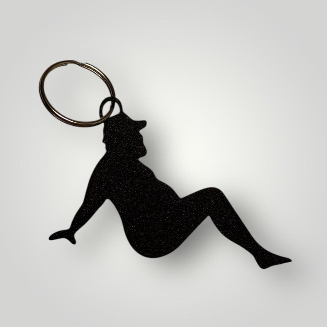 Funny Dad Keychain: 3D Printed PLA Keychain, Dadbod, Novelty, Gift
