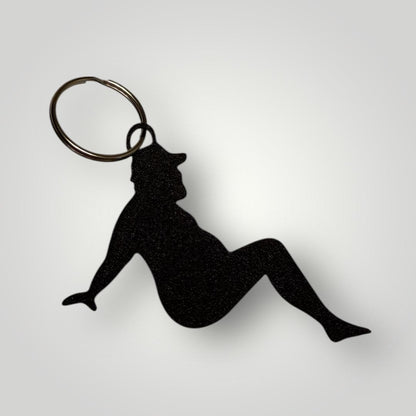 Funny Dad Keychain: 3D Printed PLA Keychain, Dadbod, Novelty, Gift