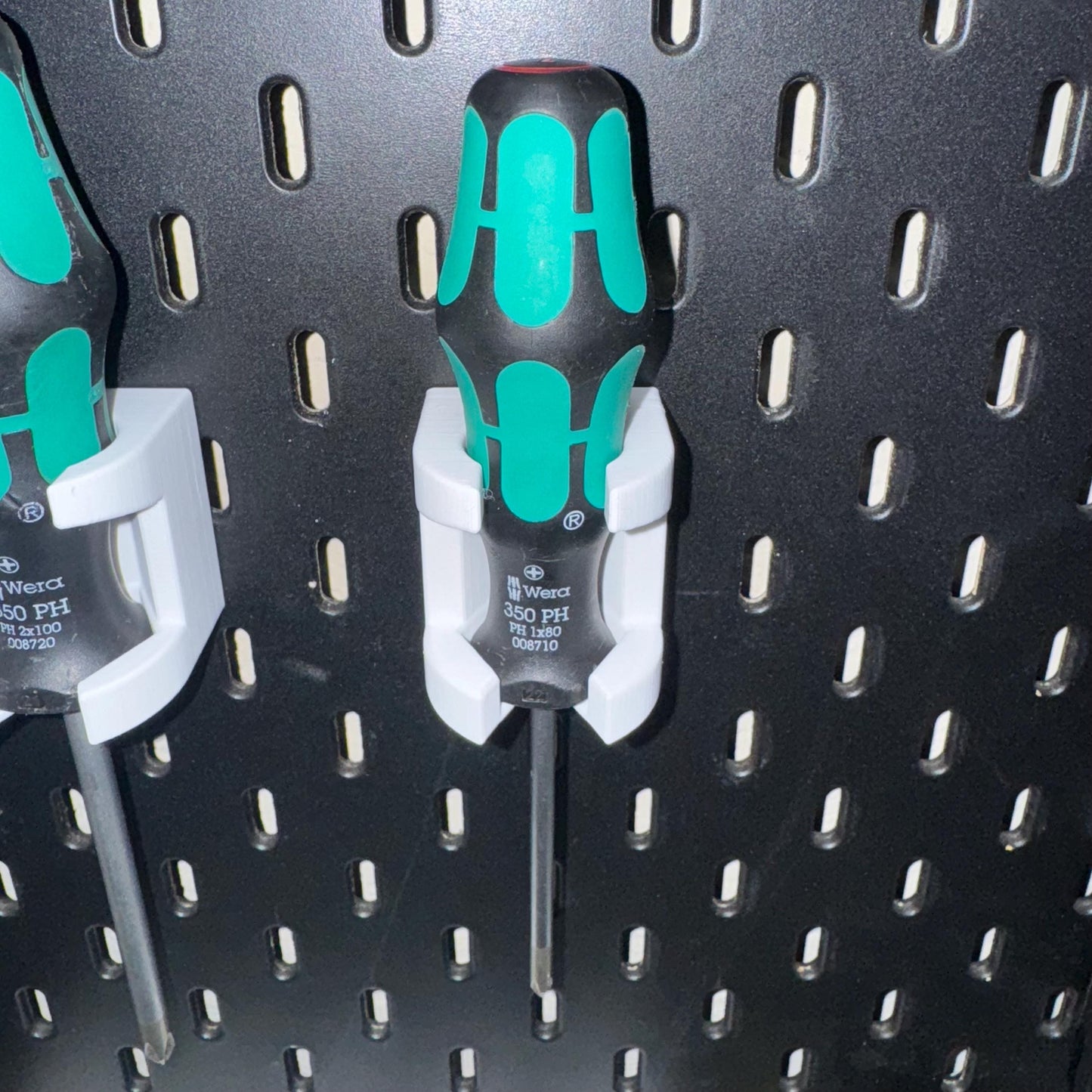 IKEA SKADIS Modular Wera Screwdriver Holder (1-Slot) | Seamless & Expandable Design | Small, Medium, Large Sizes