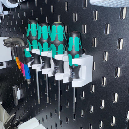 IKEA SKADIS Modular Wera Screwdriver Holder (1-Slot) | Seamless & Expandable Design | Small, Medium, Large Sizes