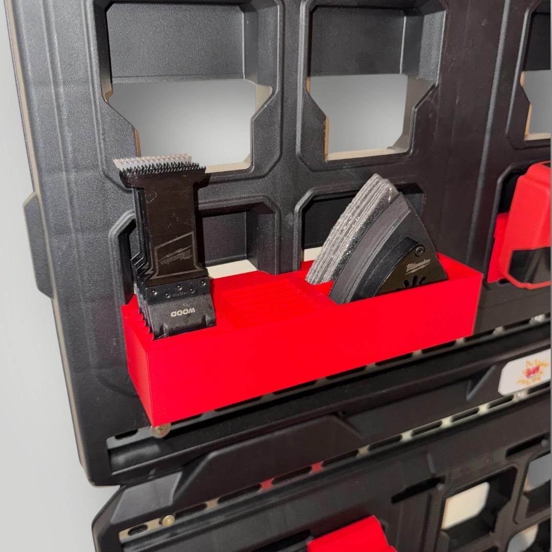 Milwaukee PACKOUT Mount for Multi-Tool Blade & Sanding Pad | Custom Color