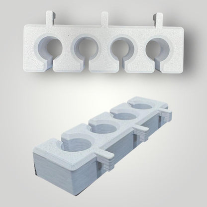 IKEA SKADIS Mount for Milwaukee Hook & Pick Set (48-22-9215) | 4-Slot Tool Holder | Custom Color