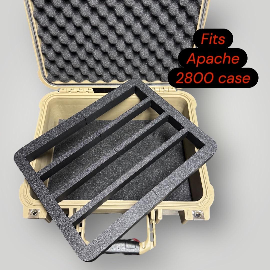 Apache 2800 4-Pistol Case Insert | Universal Handgun Organizer