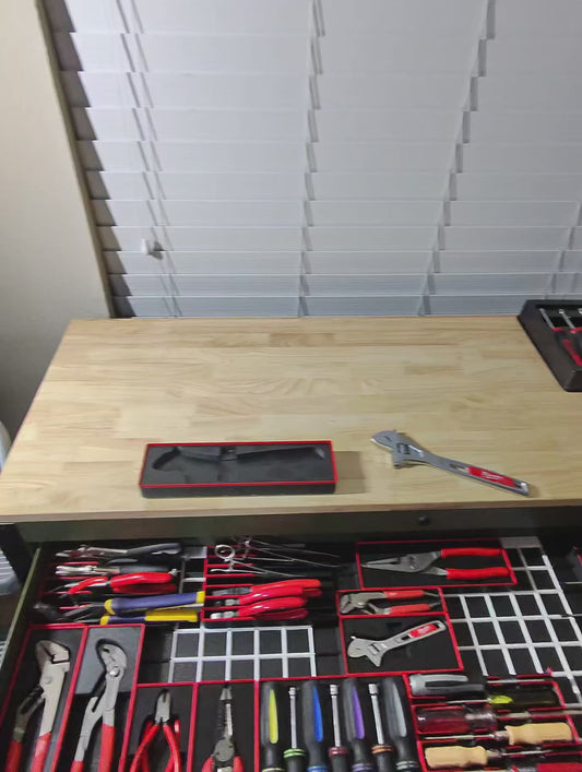 Tool Box Organizer for Milwaukee 10" Adjustable Wrench (48-22-7410) | Gridfinity Modular Tray