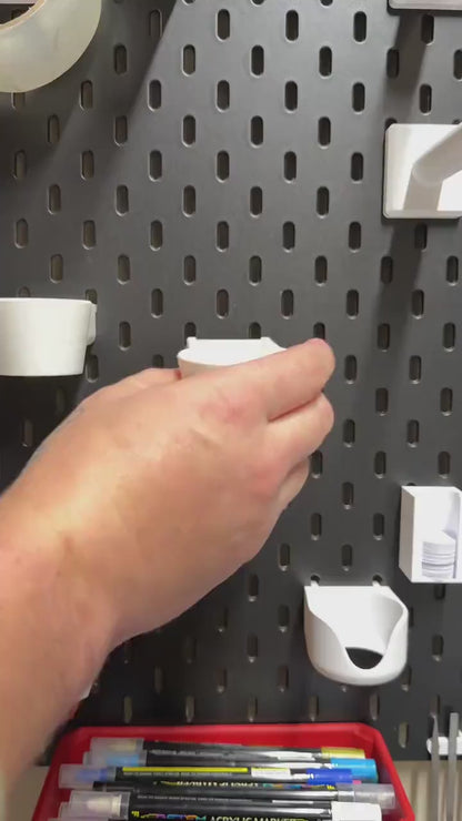 IKEA Skadis Dremel Mount and Bit Organizer | 3D Printed Tool Holder Set