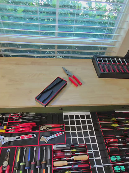 Tool Box Organizer for Icon 9" Long-Nose Slip-Joint Pliers (70612) | Gridfinity Modular Tray