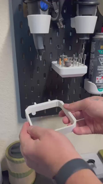 IKEA SKADIS Pegboard Mount for Milwaukee Packout Bins | 4 Size Options